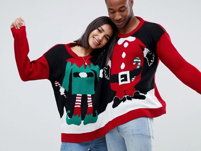 アメリカのクリスマス Ugly Christmas Sweater おもしろセーター Amenew Dreams