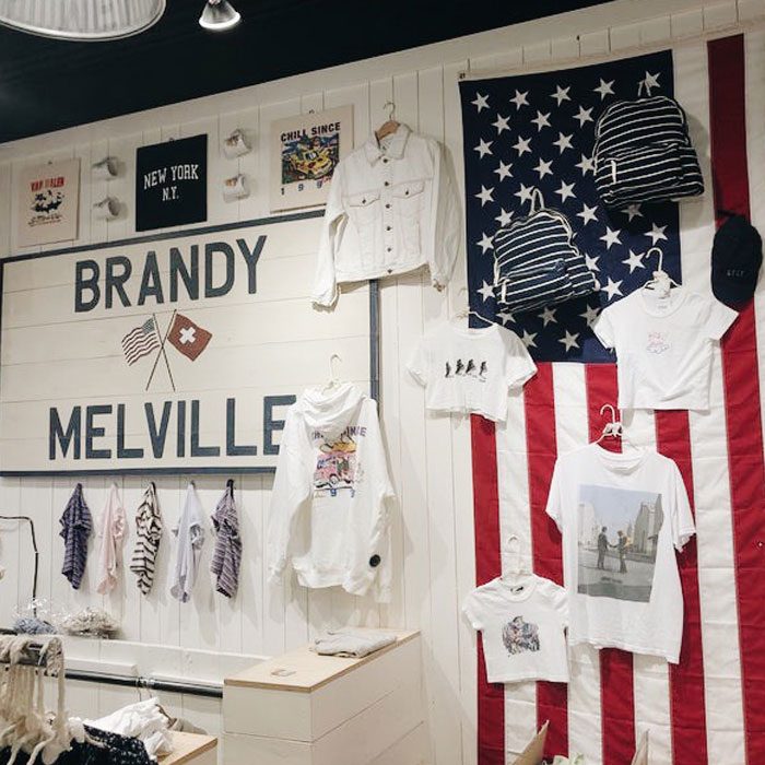 大人気 今アメリカで話題のお洒落プチプラブランド Brandy Melville ブランディ メルビル